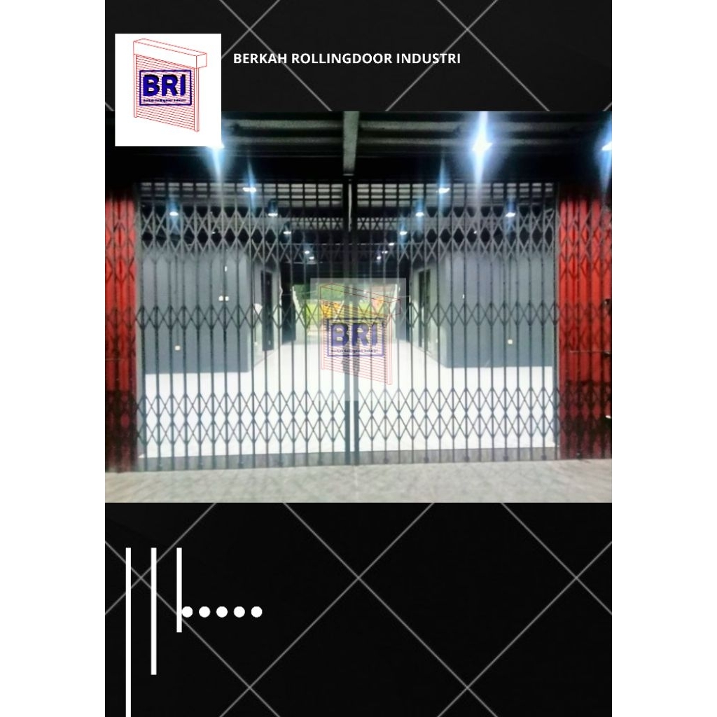 Pintu Folding Gate Harmonika