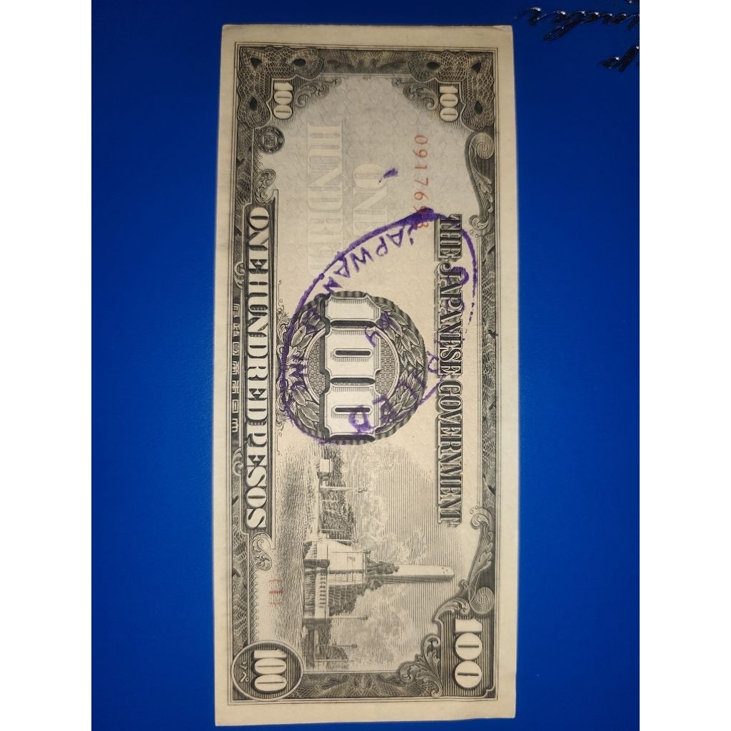 100 Pesos Filipina Era Jepang (1944)