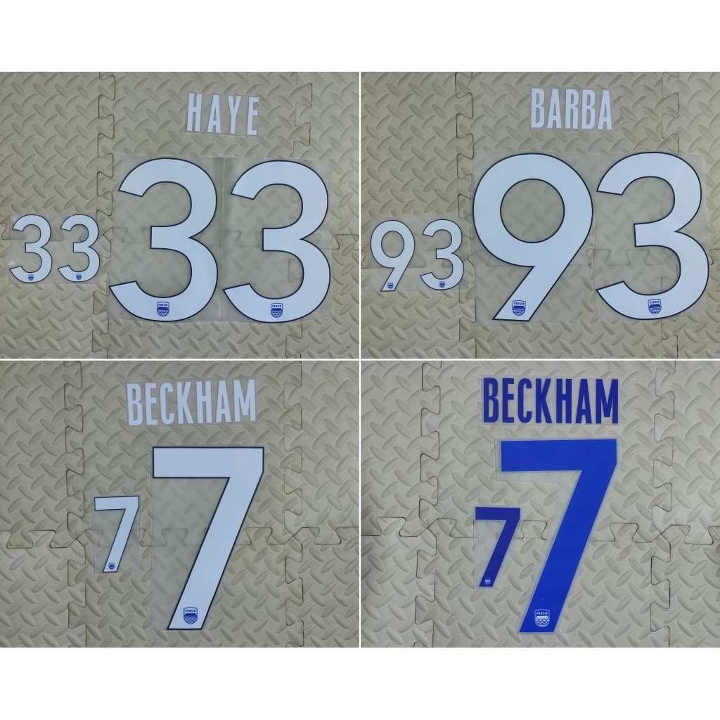 Nameset Persib Bandung ACL 2  2025/2026 Remake DTF Pakaianmuslimpria
