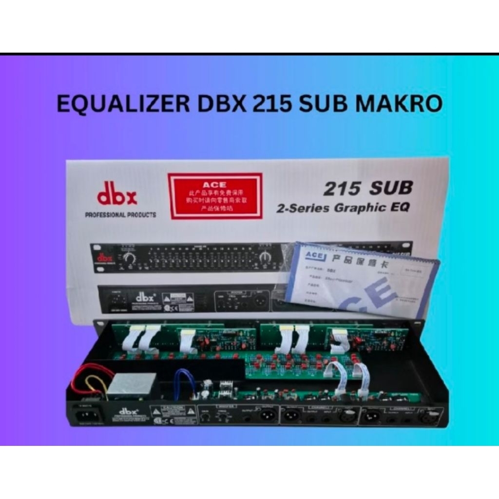 EQUALIZER DBX 215 SUB KOMPONEN IC FULL MAKRO