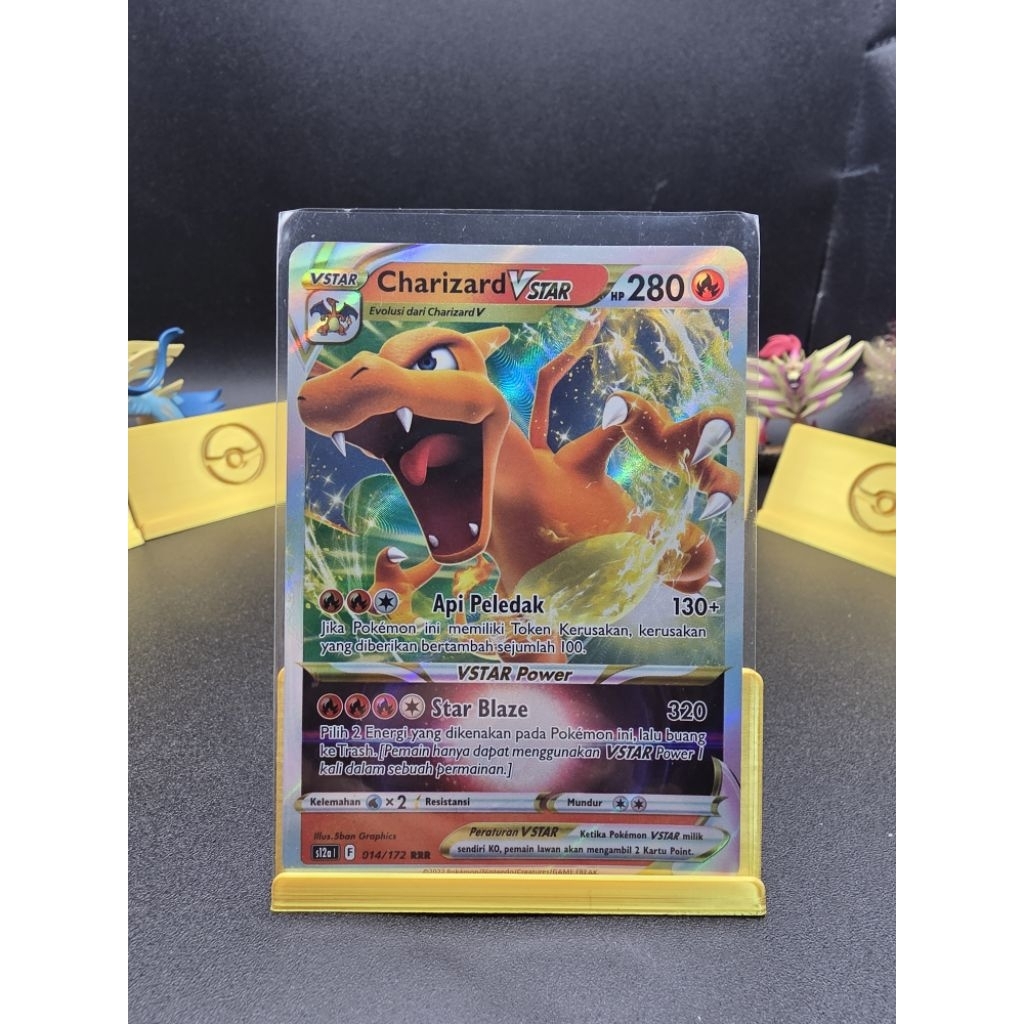 TCG Pokemon (ID) Charizard VSTAR - RRR 014/172 - Semesta Vstar