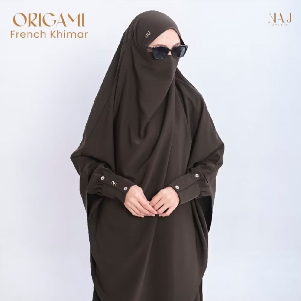 Ready  NAJ Studio French Khimar Cadar Instan Premium