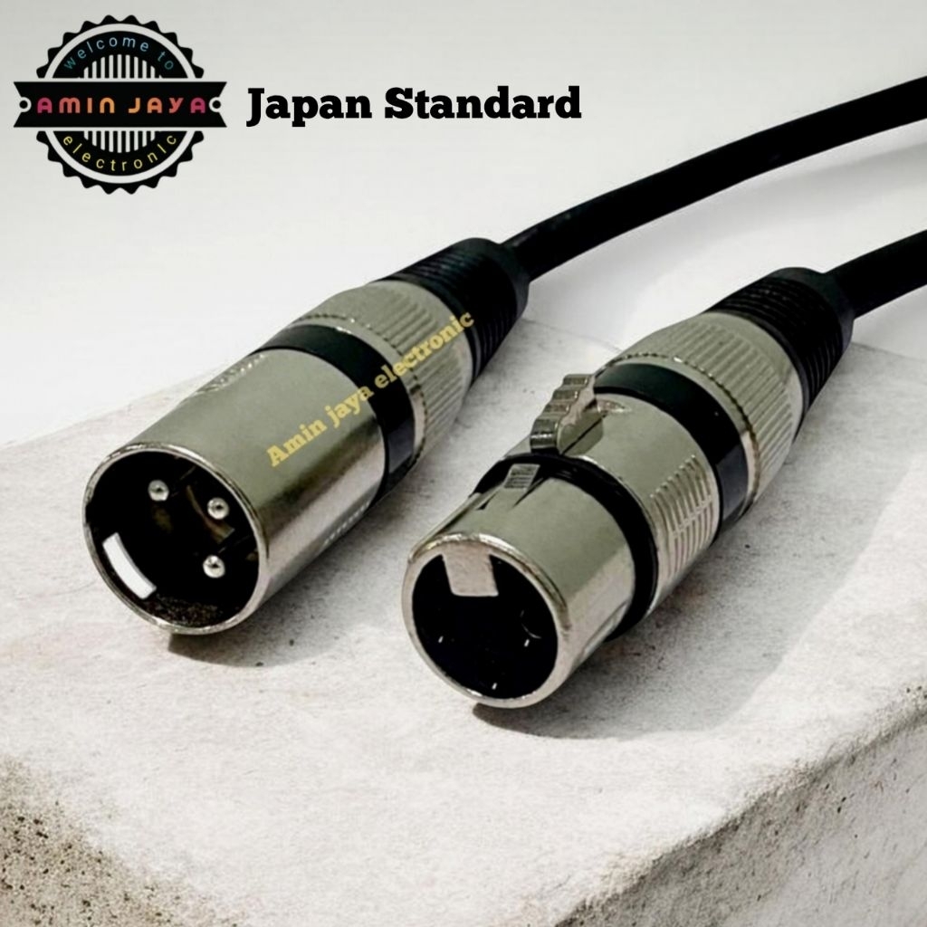 Kabel jack XLR male to female