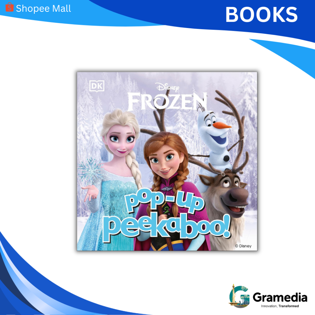 Gramedia MKG - Import Pop-Up Peekaboo Frozen Board book