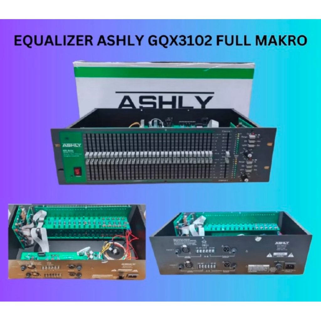 EQUALIZER ASHLY GQX 3102 IC FULL MAKRO