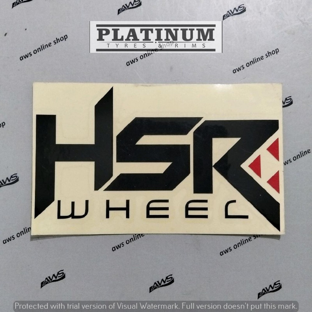 JUAL STIKERHSR WHEEL | STIKER TEMPEL TULISAN HSR WHEEL