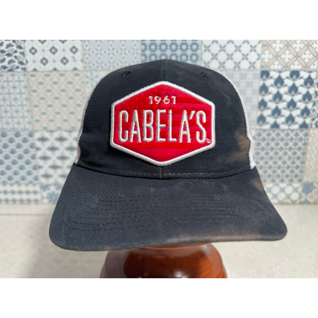 Topi Second Brand Branded Trucker Cabela's Topi mancing Original Full Tag Furing
