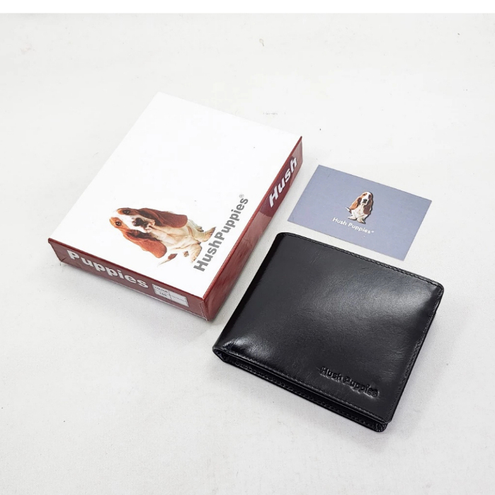 HUSH PUPPIES - Dompet Pria With Box - BLACK