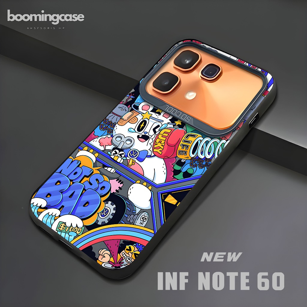 Case For Infinix Note 60 60 Pro Casing For Infinix Premium Matte Softcase Hybrid IMD Plate Hologram 