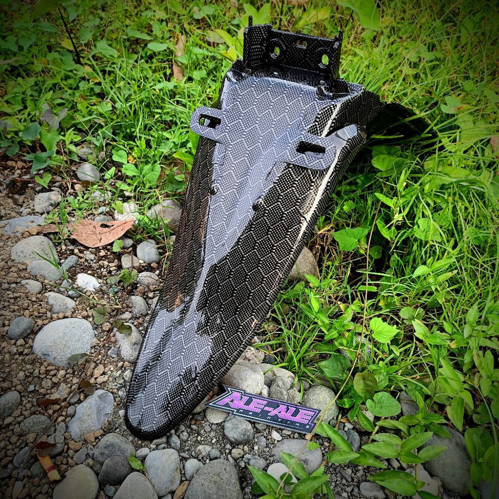 spakbor belakang Mio sporty Mio smile carbon hexagon