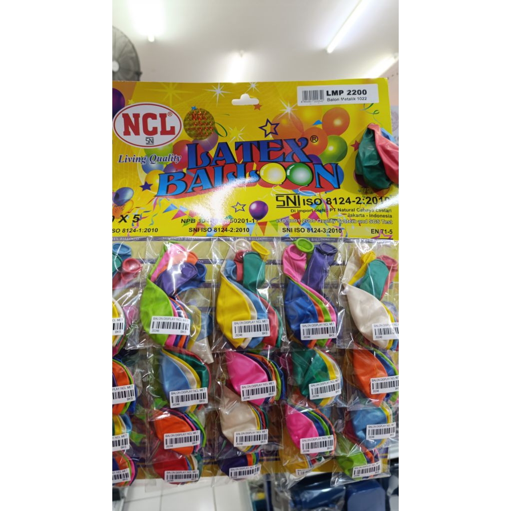 BALON DISPLAY NCL METALIC