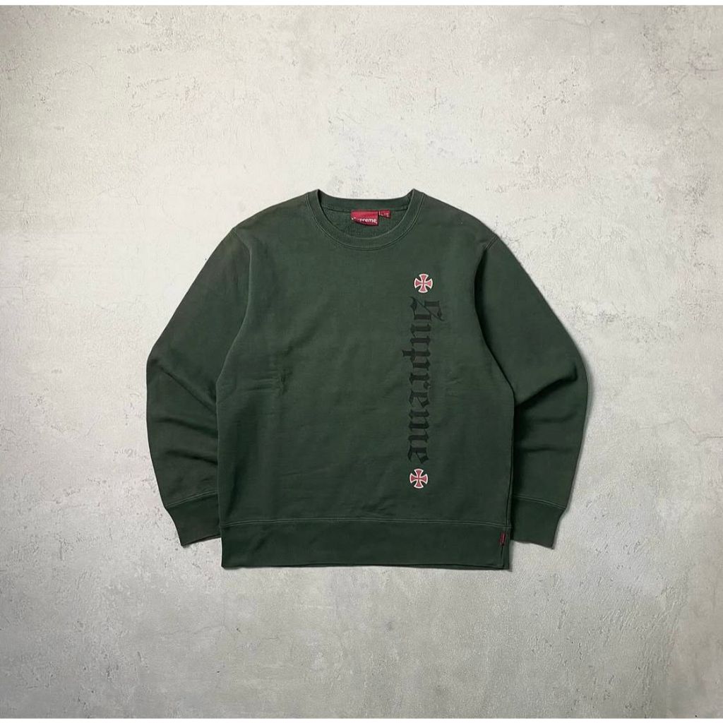 Jaket crewneck casual unisex full tag ready stok crewneck independent