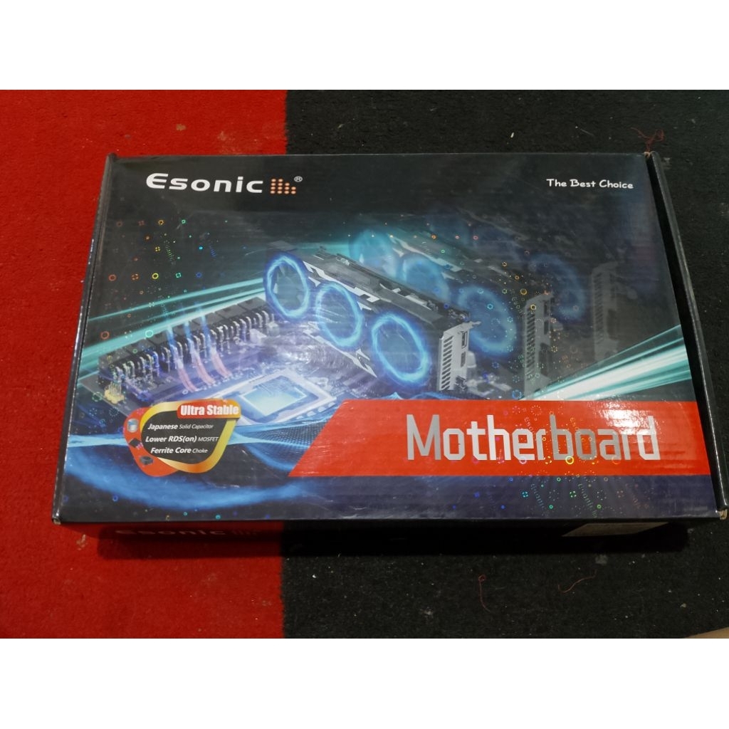Paket Mainboard Esonic B250 BTC Gladiator 12 Slot Intel LGA 1151 + Processor + RAM