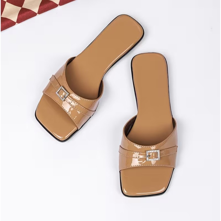 LS Sandal Wanita Flat Terbaru Bantalan Empuk - OPY