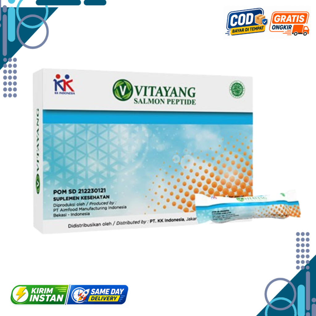 Vitayang SOP Salmon Ovary Peptide Telur Salmon Asli Jepang Anti Penuaan
