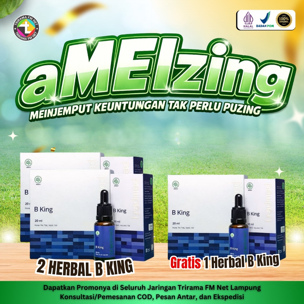 HERBAL BKING Original Nutrisi Anak Speech Delay BKING ORIGINAL ASLI Berlogo Trirama FM Net
