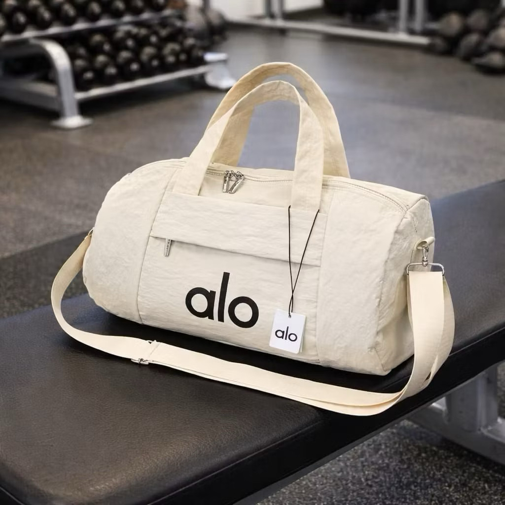 Tas Alo Duffle Speedy Fashion Pria Wanita Tas Olahraga Yoga Gym Padel Senam Bahan Parasut Import