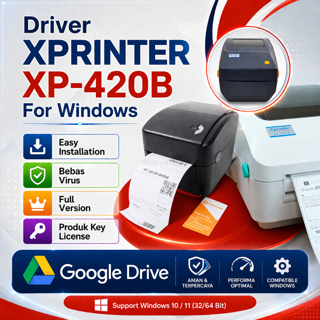 Driver X-Printer XP-420B For Windows® - Software