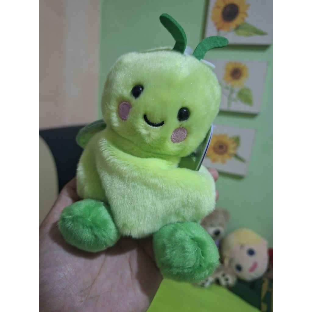 Boneka Bulir Palm Pals Maestro Grasshopper Original Aurora World
