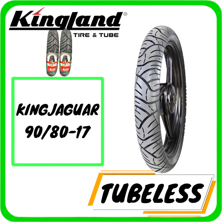 BAN TUBELESS KINGLAND KING JAGUAR 90/80-17