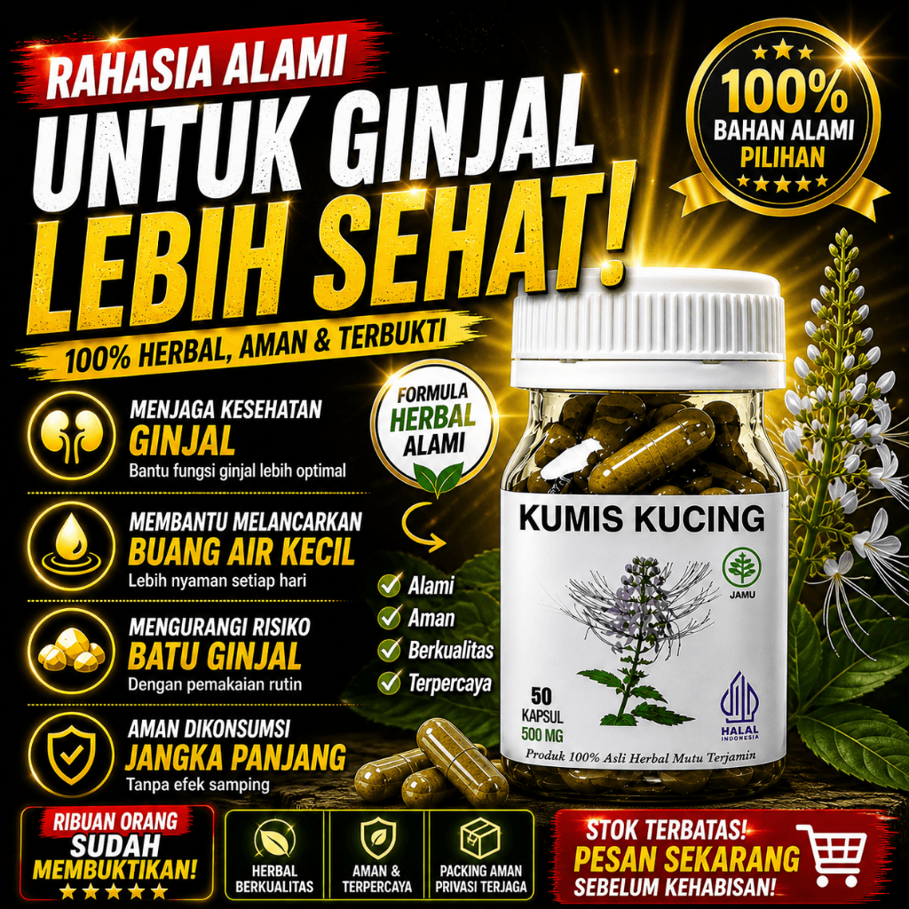 Kapsul kumis kucing teh kumis kucing asli herbal original
