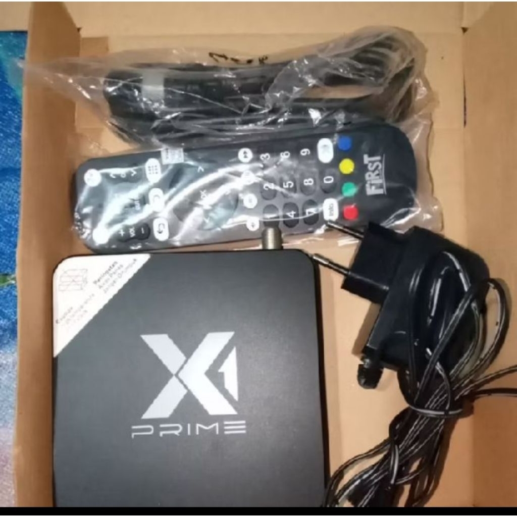 stb X1 prime os 11 unclok promo tampilan terbaru fullset remot voice comands (kembaran X1 lite)
