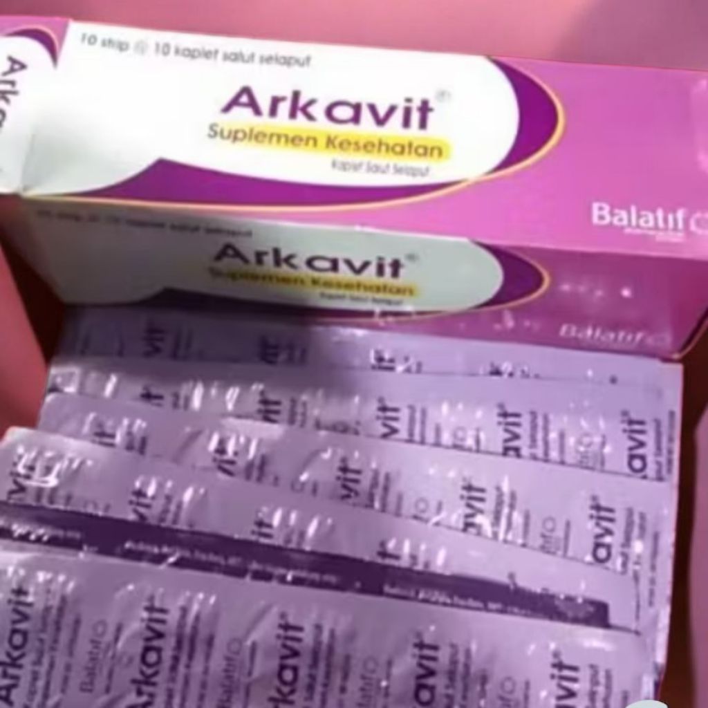 ARKAVIT suplemen kesehatan strip isi 10 kapsul