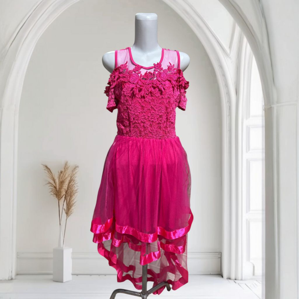 Gaun Pesta Wanita Baju Dress Wedding Penyanyi