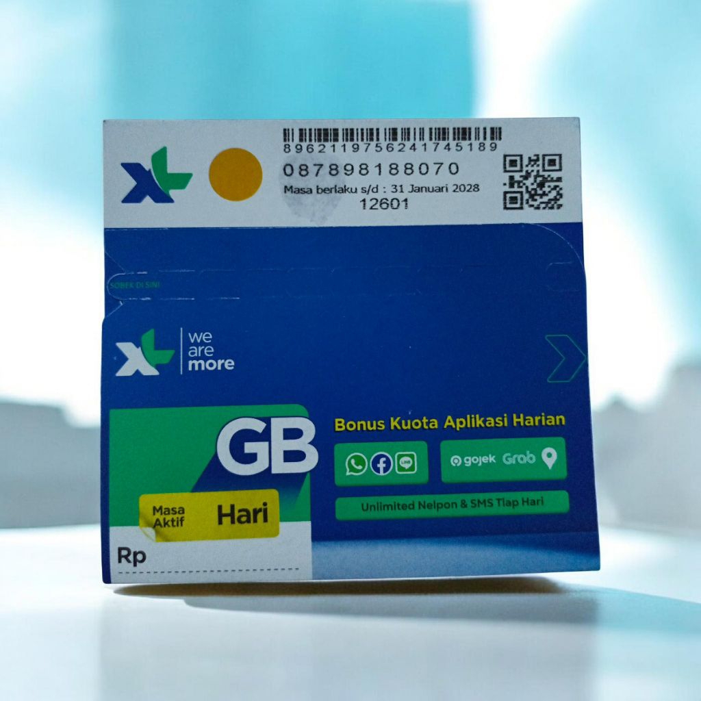 nomor cantik XL 878 9 818 80 70 isi kuota 3gb jaringan 5G