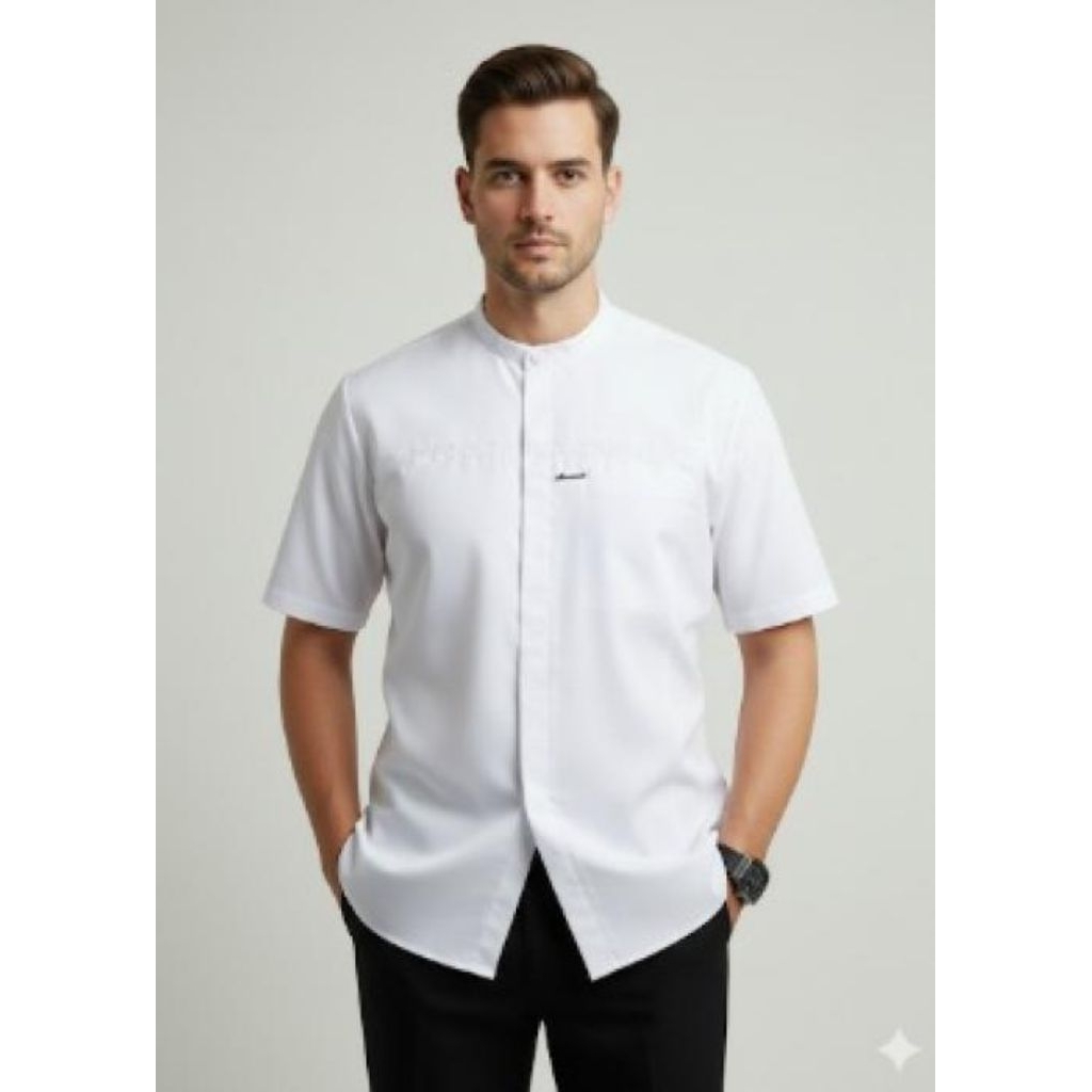 RABBANI ORI - Baju Koko Rabbani Putih Pria – Lengan Panjang & Pendek Premium Original Muslim Dewasa