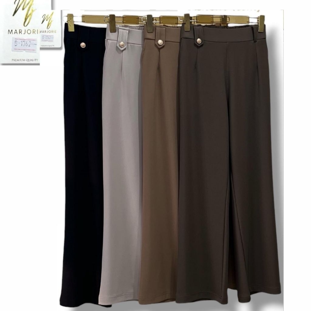Celana MJ Marjorie Tensel Twill Kulot Wanita Casual Daily