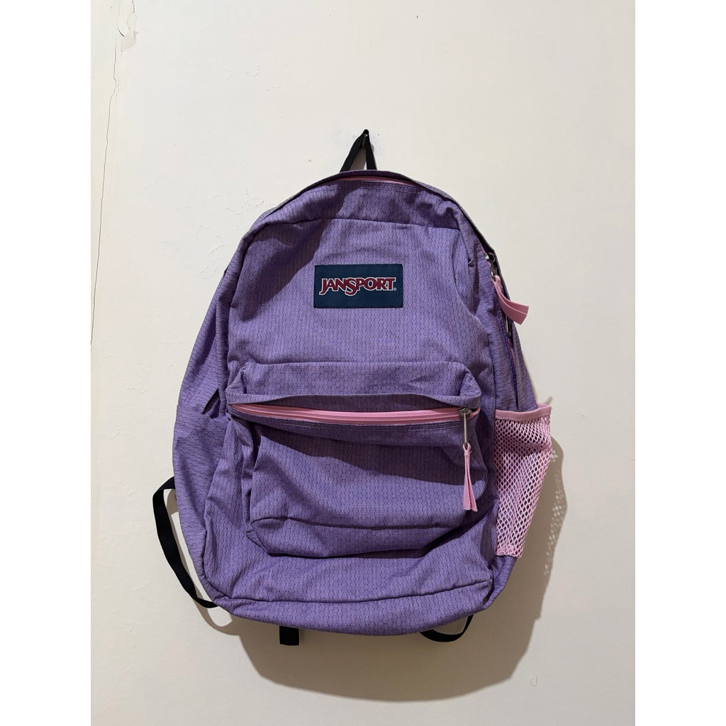 Preloved Tas Ransel Jansport Lilac