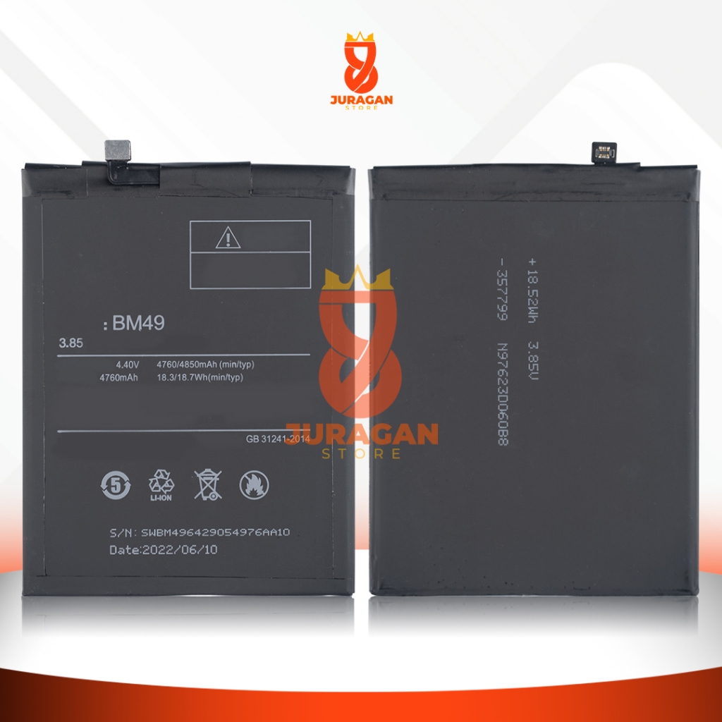 BATRE BATERE BATTERY XIAOMI MI MAX BM49 ORIGINAL BM 49