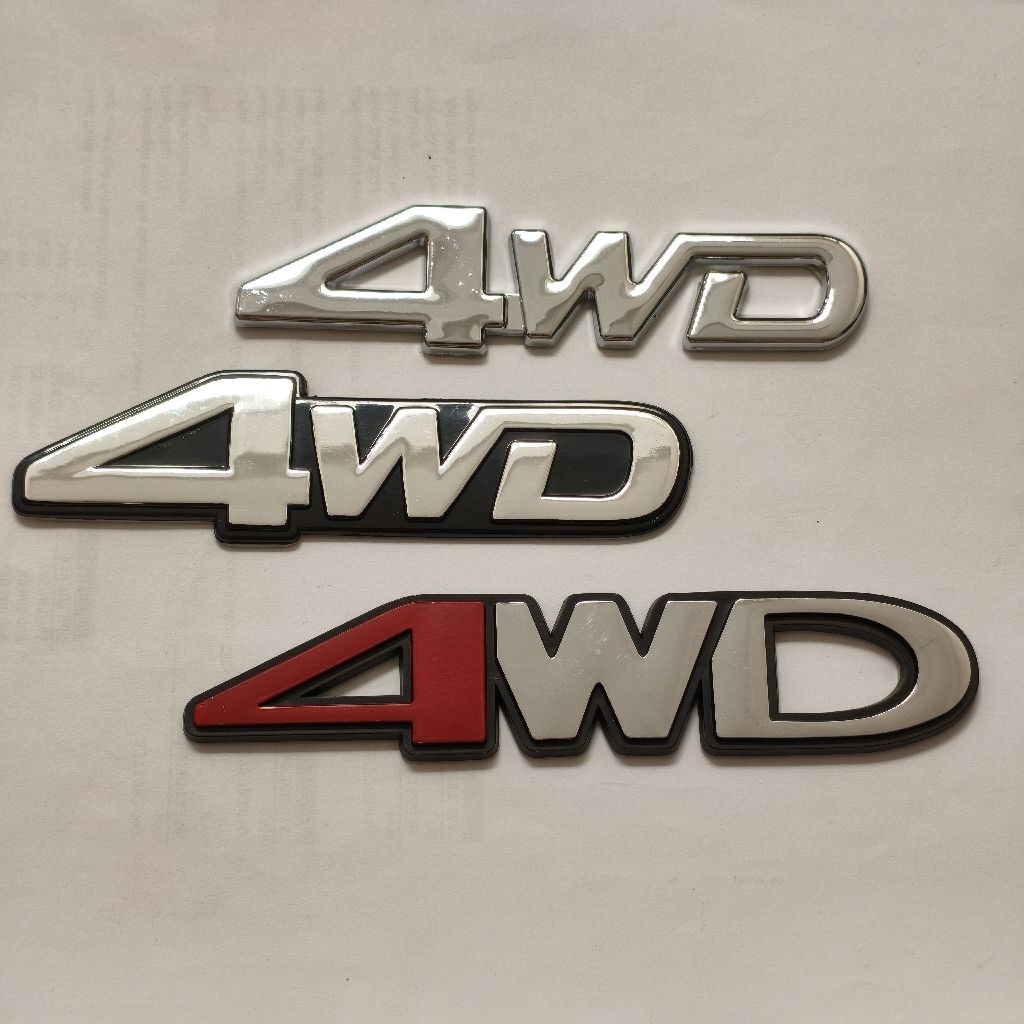 LOGO 4WD BAHAN PLASTIK