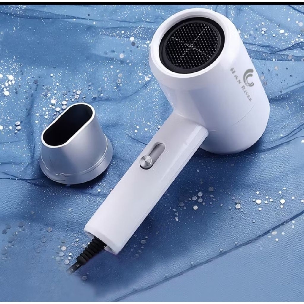 HAN RIVER Hair Dryer 600W Hair Dryer Low Watt Pengering Rambut