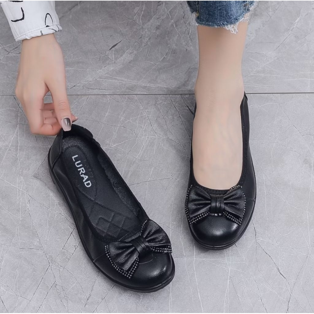preloved seperti baru sepatu Lurad flatshoes heels 3cm