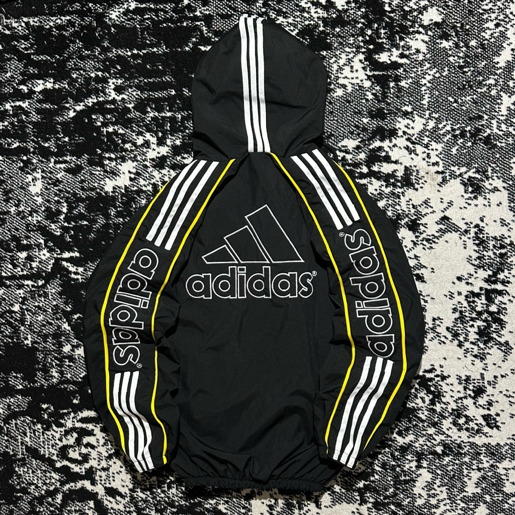 Windbreaker Adidas Jacket BIG LOGO 90s VINTAGE