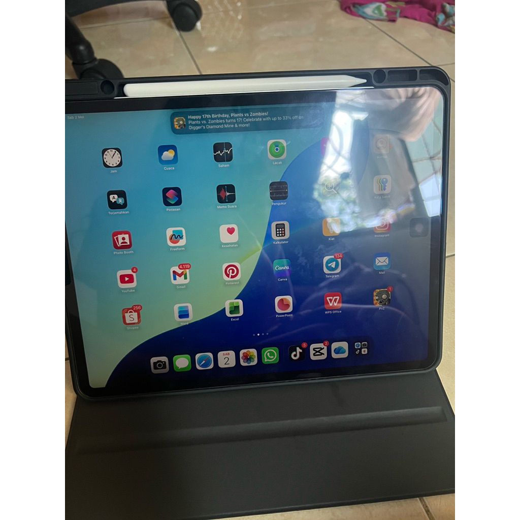 IPAD PRO 4th gen 2020 12,9” inch 512GB WIFI ONLY + bonus case keyboard