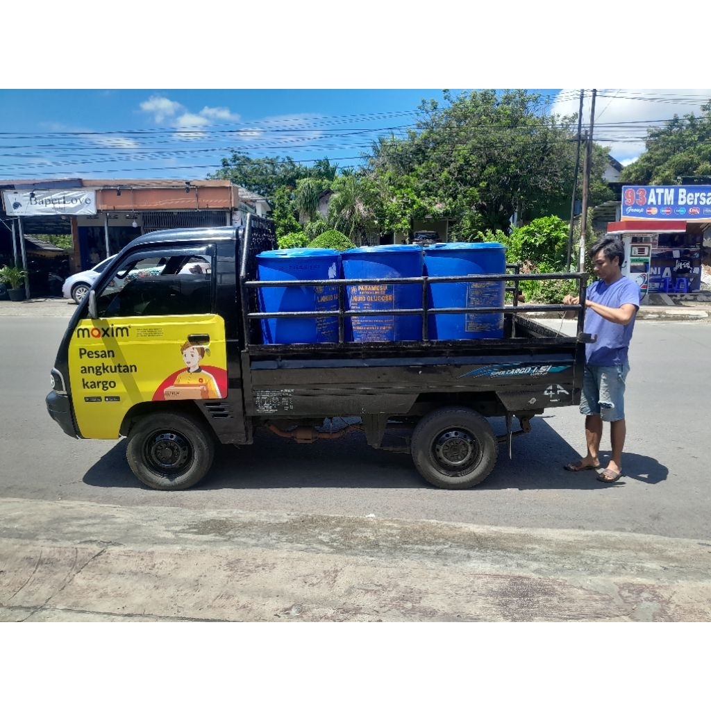 Drum plastik biru