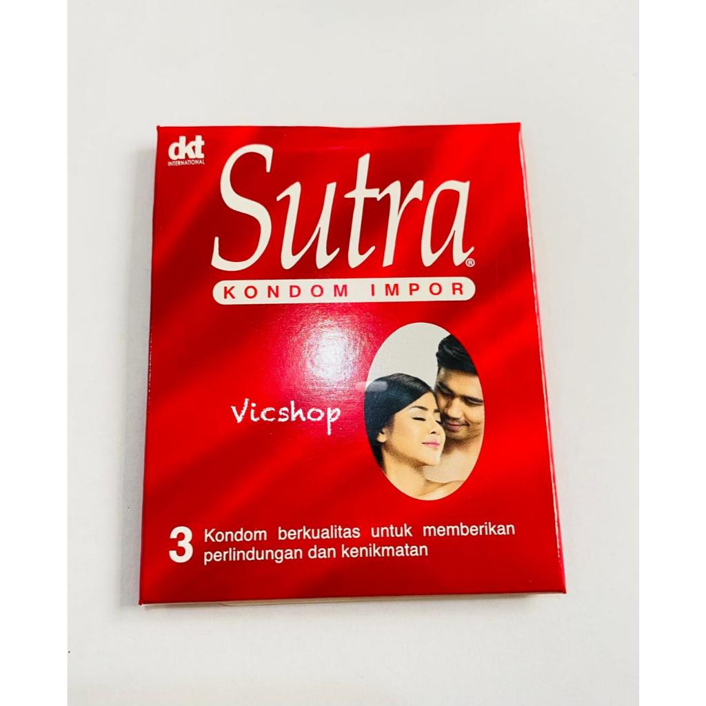 Kondom Sutra Original MERAH ISI 3pc