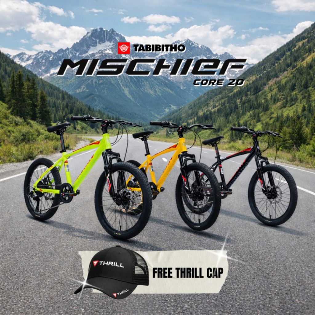SEPEDA GUNUNG 20 MTB TABIBITHO MISCHIEF CORE - FRAME HI TEN STEEL