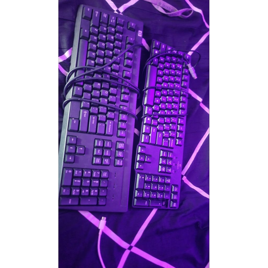 keybord ps 2 bekas normal/minus