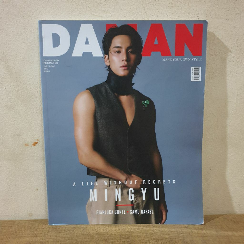 Majalah Fashion Pria Daman Cover Mingyu Seventeen