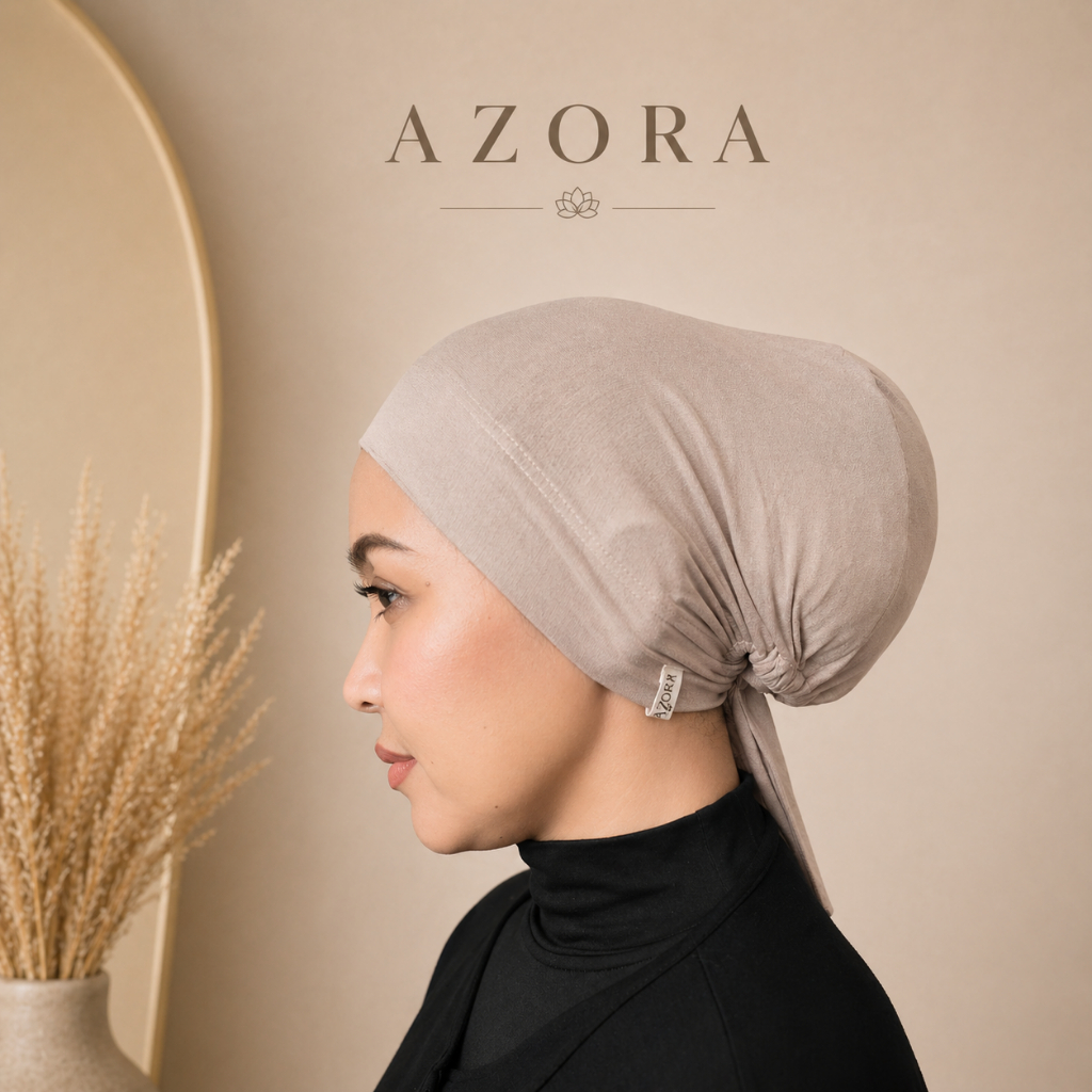 Azora - Ciput Tali Rayon Airflow - Ciput Inner Hijab Adem Stretchy