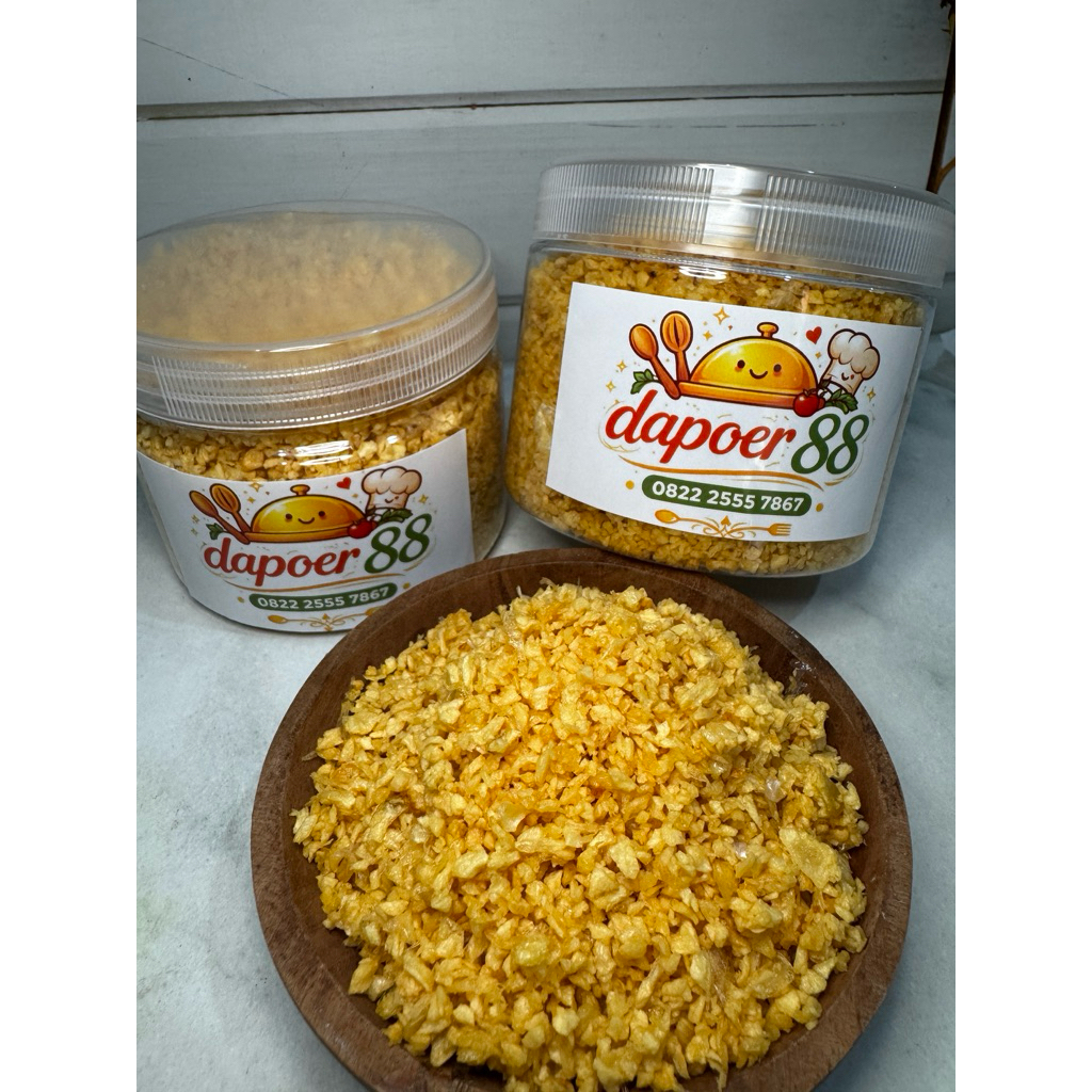 bawang putih goreng /bawang putih cincang goreng /bawang putih cincang /bawang putih cincang premium