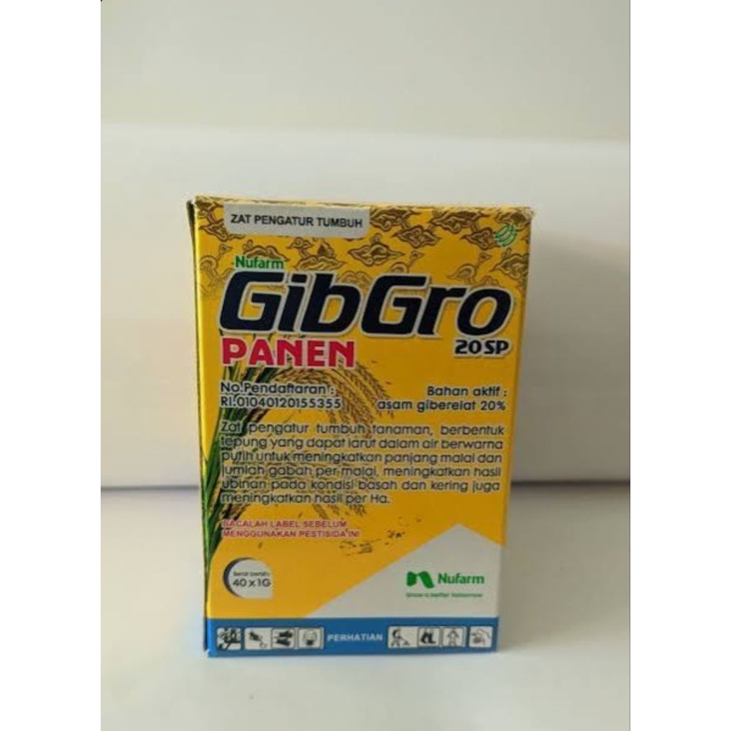 Gibgro Panen 20 SP ZPT Asam Giberelat 20% untuk Padi