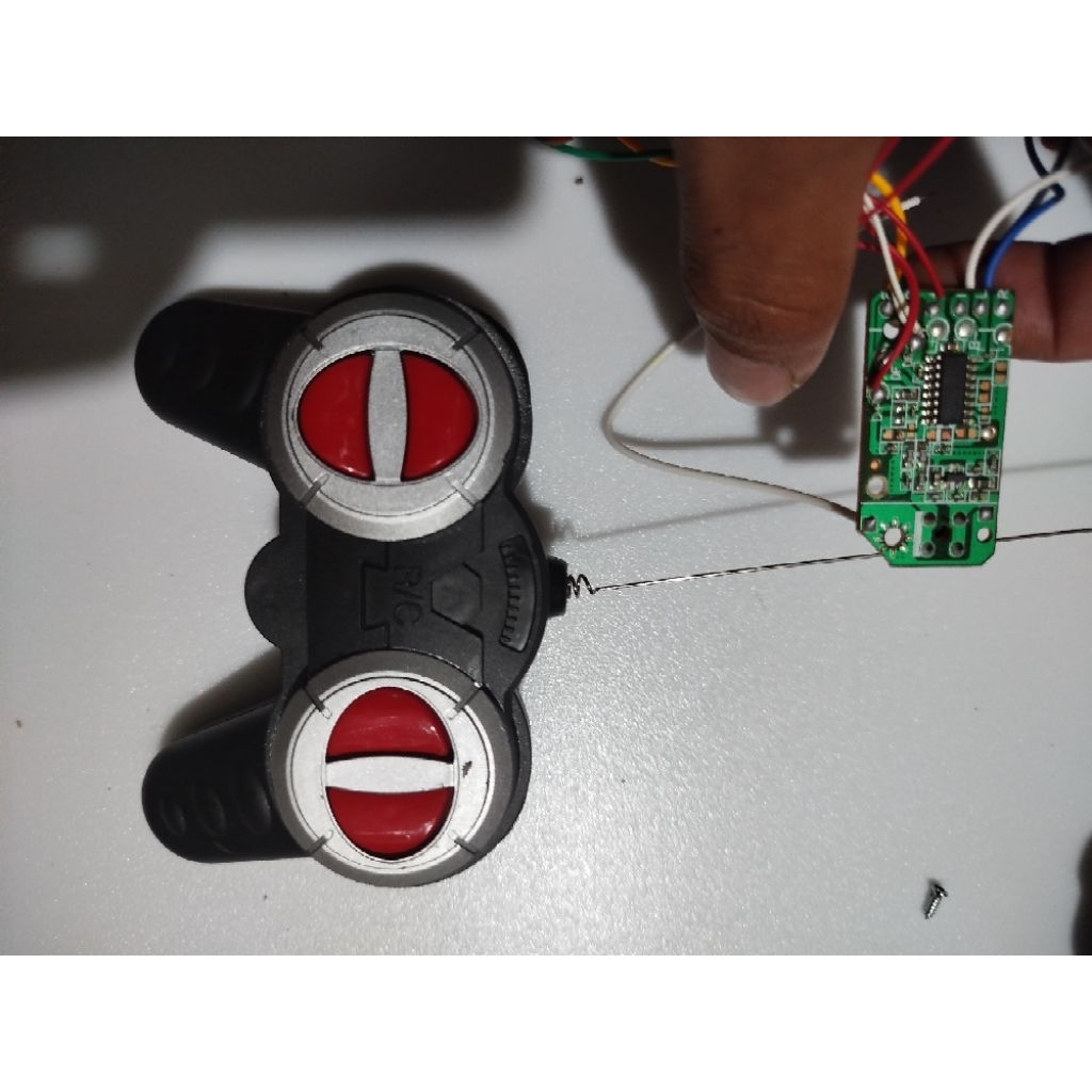 Remot RC 27MHz 4CH + Modul PCB Receiver Lengkap Siap Pasang Universal Mobil RC