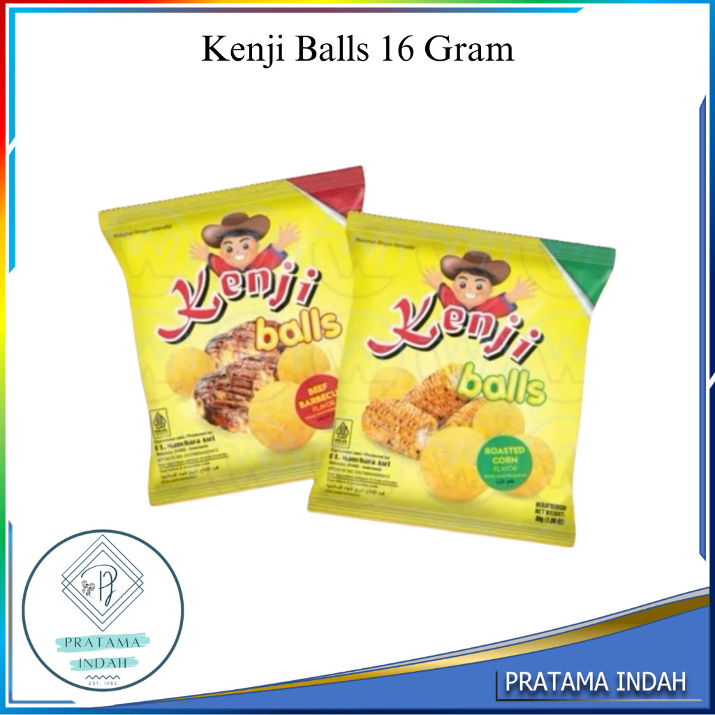 Kenji Balls Snack Bola keju Chiki 16 Gram Harga 1 Pcs