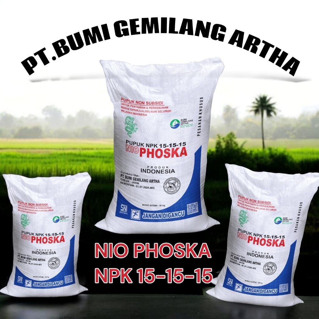 PHOSKA NPK15-15-15 BERKUALITAS 50KG