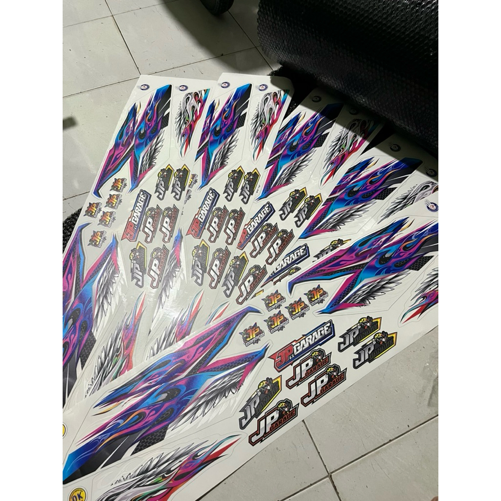 STRIPING RX KING 2005/ SETICKET RX KING VARIASI TRANSFARANS TERLARIS